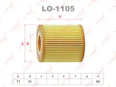 Фильтр масляный LYNXAUTO L01105
