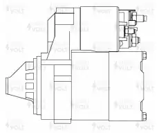 Стартер СТАРТВОЛЬТ LST 1414
