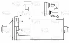 Стартер СТАРТВОЛЬТ LST 1807