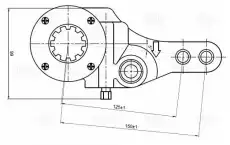Рычаг регулировки тормоза TRIALLI ZF 0724
