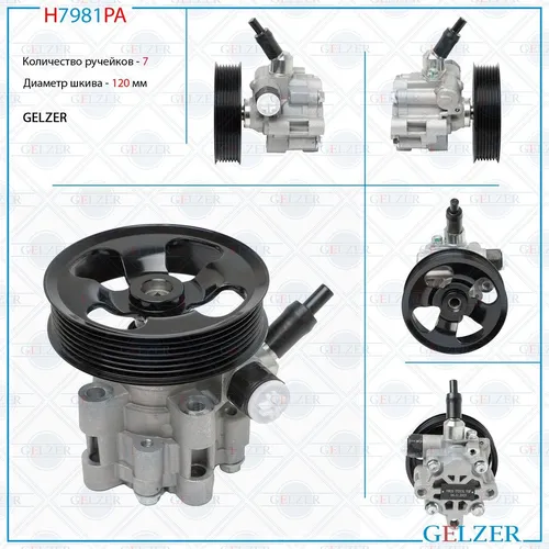 Насос гидроусилителя руля GELZER H7981PA