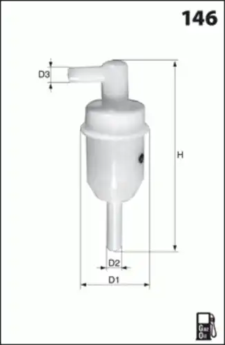 Топливный фильтр MECAFILTER G31