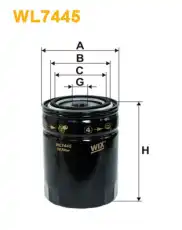 фильтр масляный IVEC WL7445 WIX