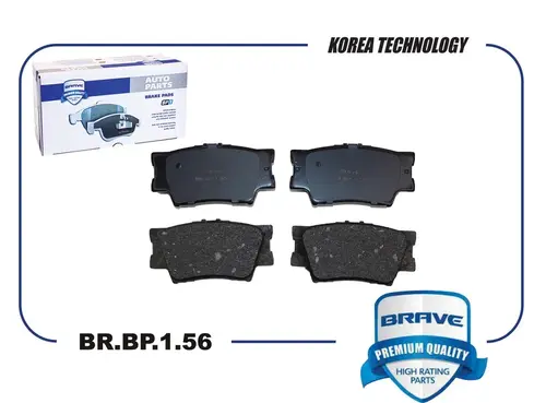 Тормозные колодки дисковые BRAVE BR.BP.1.56