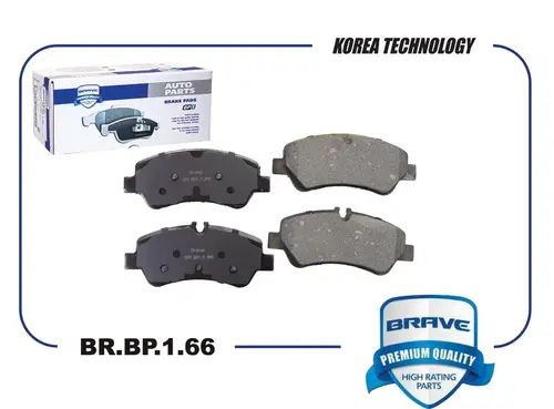 Тормозные колодки дисковые BRAVE BR.BP.1.66