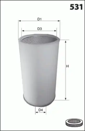 Воздушный фильтр FA1440 MECAFILTER