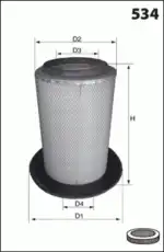 Воздушный фильтр FA1785 MECAFILTER