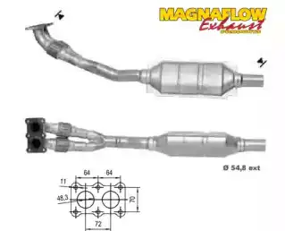 Катализатор ! 88839 MAGNAFLOW