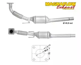 Катализатор ! 87208D MAGNAFLOW