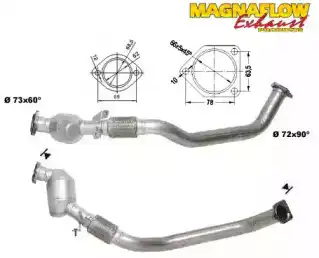 Предварительный катализатор ! 80680D MAGNAFLOW