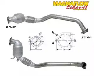 Предварительный катализатор ! 70602D MAGNAFLOW