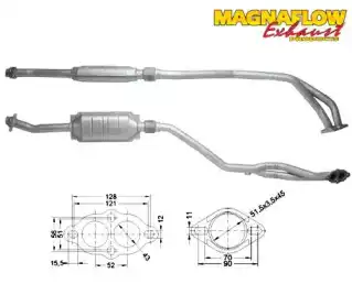 Катализатор ! 80656 MAGNAFLOW