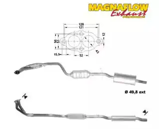 Катализатор ! 70601 MAGNAFLOW