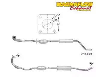Катализатор ! 70203 MAGNAFLOW