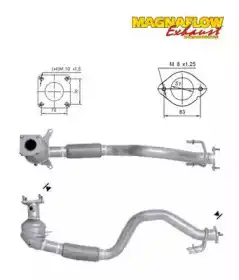 Предварительный катализатор ! 68804 MAGNAFLOW
