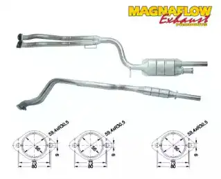 Катализатор ! 85026 MAGNAFLOW