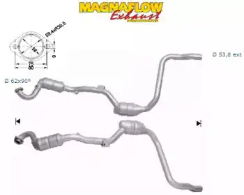 Катализатор ! 75036 MAGNAFLOW