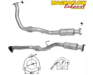 Катализатор ! 75818D MAGNAFLOW