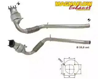 Катализатор ! 72504D MAGNAFLOW