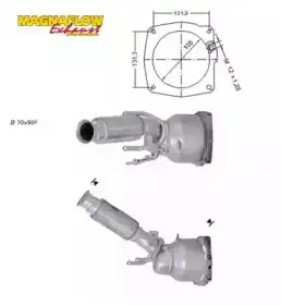 Катализатор ! 60903D MAGNAFLOW