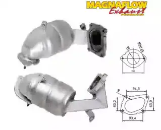 Предварительный катализатор ! 75815D MAGNAFLOW