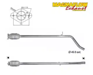 Катализатор ! 71818D MAGNAFLOW
