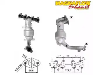 Катализатор коллектора ! 71807 MAGNAFLOW