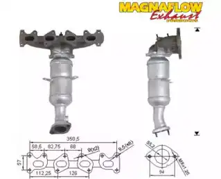 Катализатор коллектора ! 71810 MAGNAFLOW