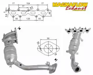 Катализатор коллектора ! 71820 MAGNAFLOW