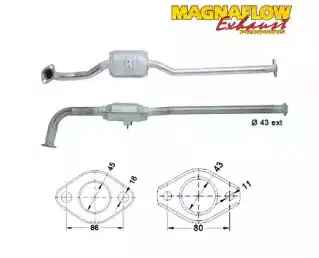Катализатор ! 87608 MAGNAFLOW
