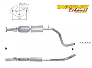 Катализатор ! 61802D MAGNAFLOW