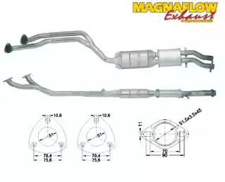 Катализатор ! 80612 MAGNAFLOW