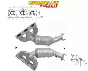 Катализатор ! 70623 MAGNAFLOW