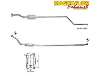 Катализатор ! 70904D MAGNAFLOW