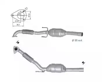 Катализатор ! 68831D MAGNAFLOW