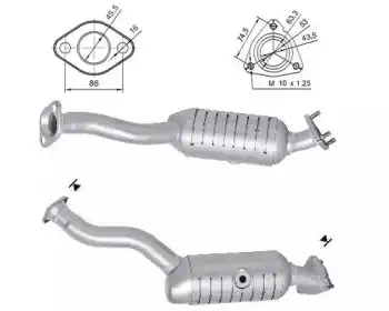 Катализатор ! 63006 MAGNAFLOW
