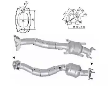 Катализатор ! 63007 MAGNAFLOW