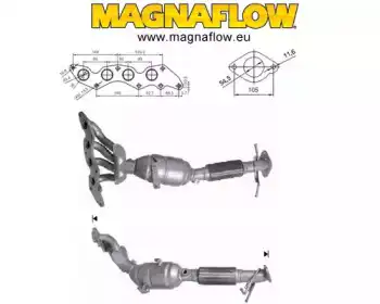 Катализатор ! 62505 MAGNAFLOW