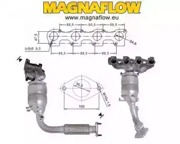 Катализатор ! 62517 MAGNAFLOW