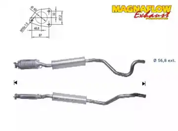 Катализатор ! 64501D MAGNAFLOW