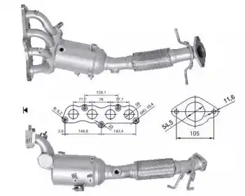 Катализатор ! 64809 MAGNAFLOW