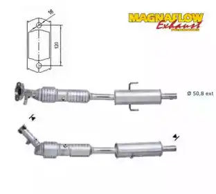 Катализатор ! 64801 MAGNAFLOW