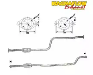 Катализатор ! 84819D MAGNAFLOW
