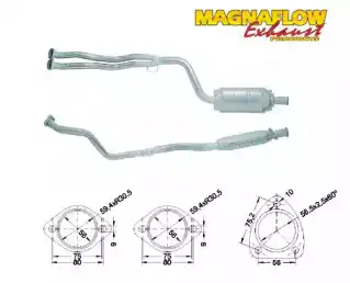 Катализатор ! 85022 MAGNAFLOW