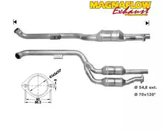 Катализатор ! 75018D MAGNAFLOW