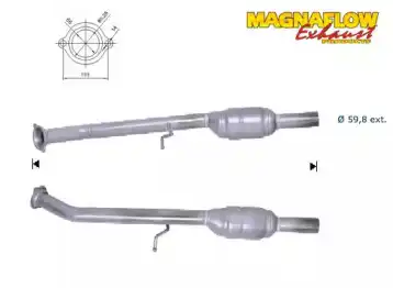 Катализатор ! 65002D MAGNAFLOW