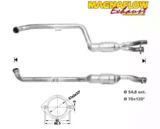 Катализатор ! 75016D MAGNAFLOW