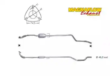 Катализатор ! 65804D MAGNAFLOW