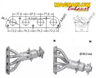 Катализатор ! 78025 MAGNAFLOW