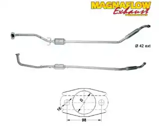 Катализатор ! 88033 MAGNAFLOW